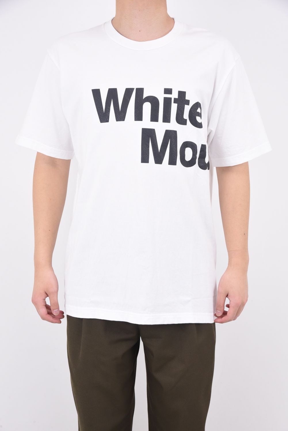 White Mountaineering - LEATHER-LIKE PRINT T-SHIRT / レザーライク