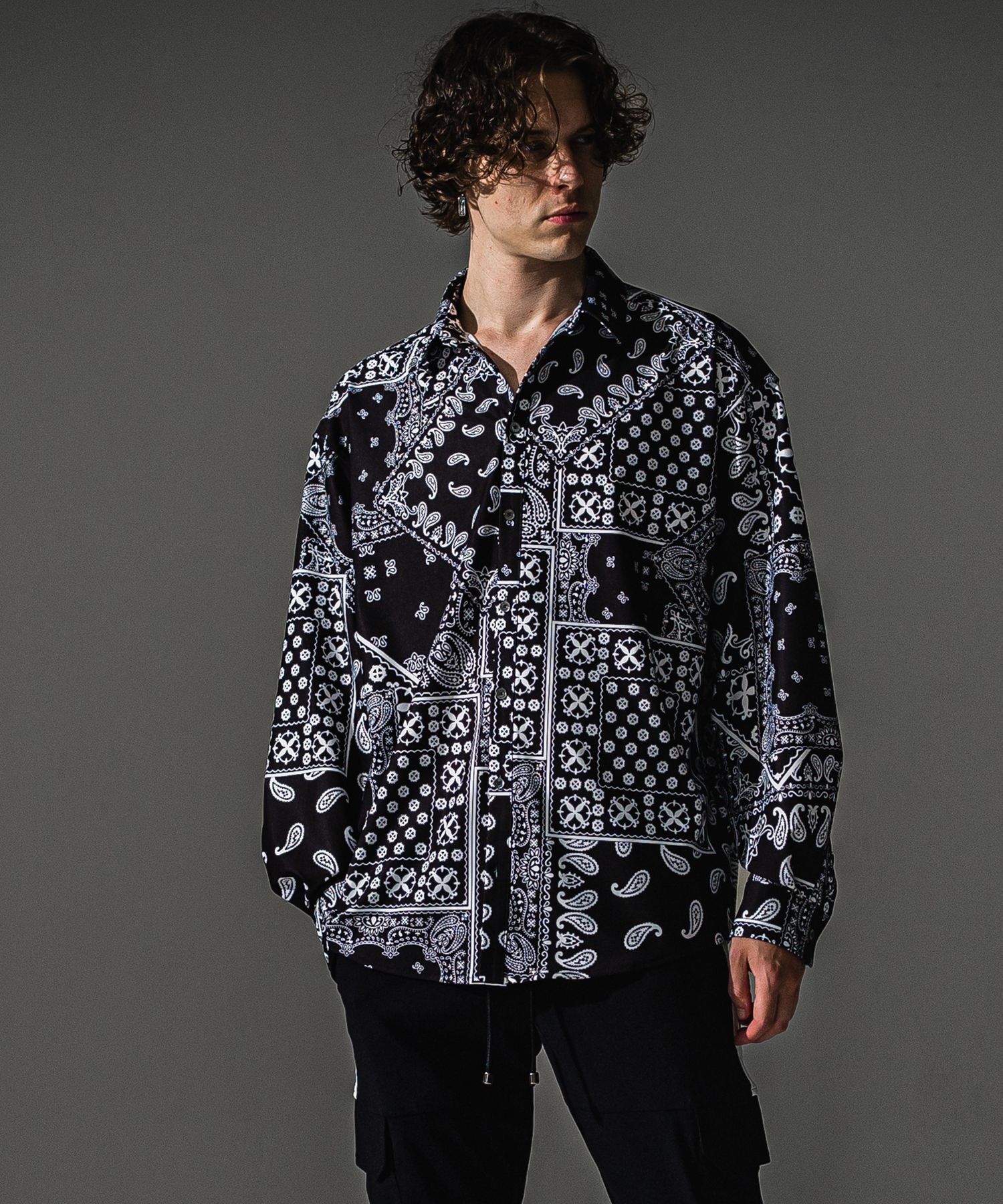 BANDANA JACKSHIRTS / バンダナ ジャックシャツ (ブラックバンダナ) (8月末入荷予定) ※オーダー締切:5月23日(土)17時