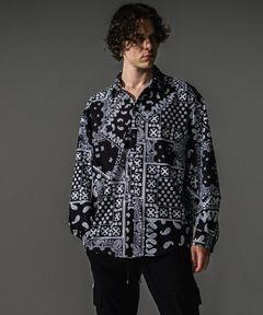 BANDANA JACKSHIRTS / バンダナ ジャックシャツ (ブラックバンダナ) (8月末入荷予定) ※オーダー締切:5月23日(土)17時