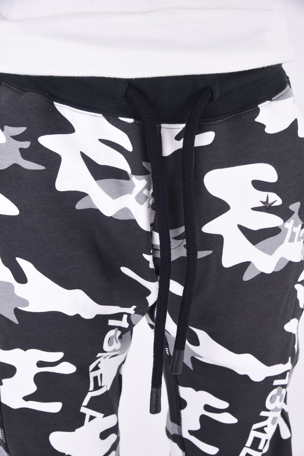 SUPER HEAVY 500 CAMO PANTS / スーパーヘビー スウェット カモ柄パンツ ブラックカモ