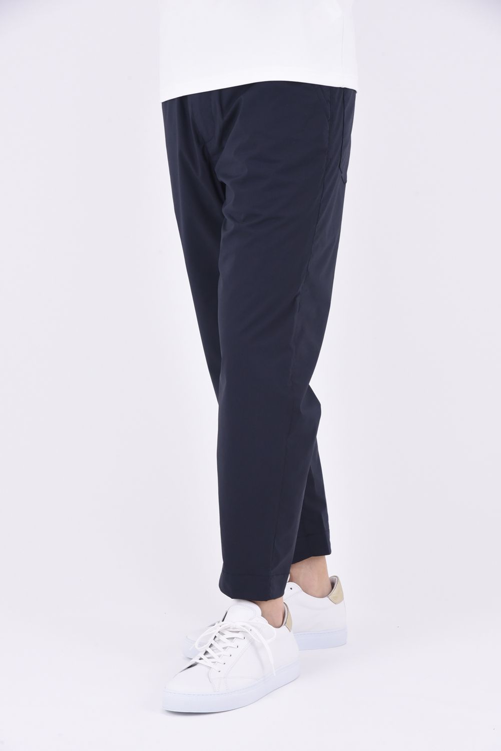 WR TAPERED CROPPED PANTS / テーパード クロップド パンツ ネイビー