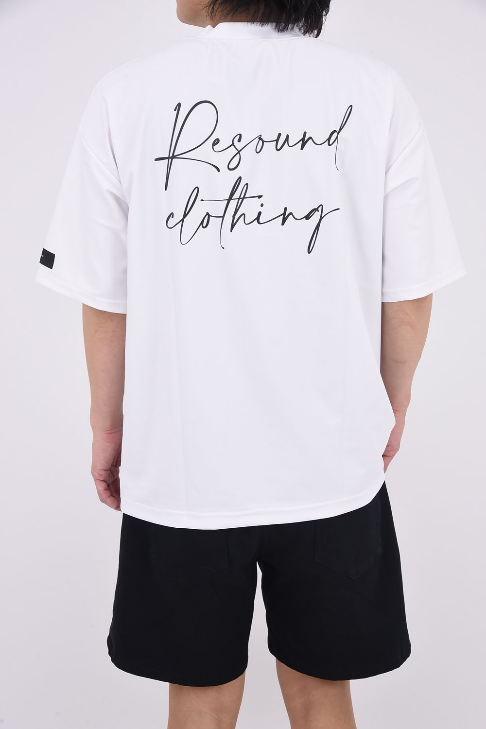 ID RUSH OVER TSHIRT / バックロゴ ラッシュガード 半袖Tシャツ ホワイト