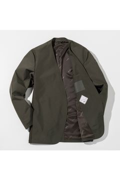 【+phenix】 GTX NO COLLAR JACKET / GTX ノーカラージャケット (カーキ) (9月中旬入荷予定)
