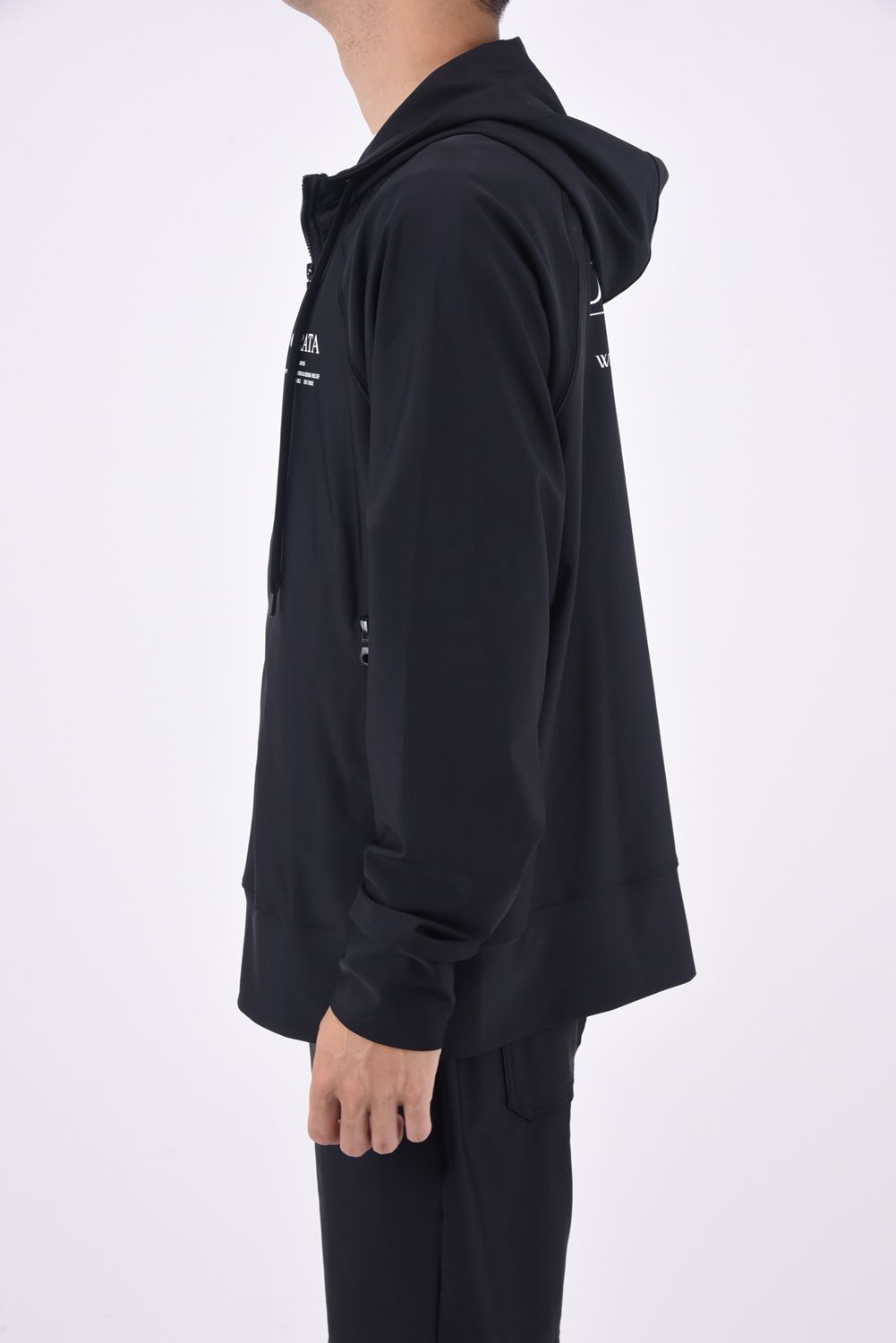 RUSH ZIP HOODIE / ラッシュガード ジップパーカー ブラック