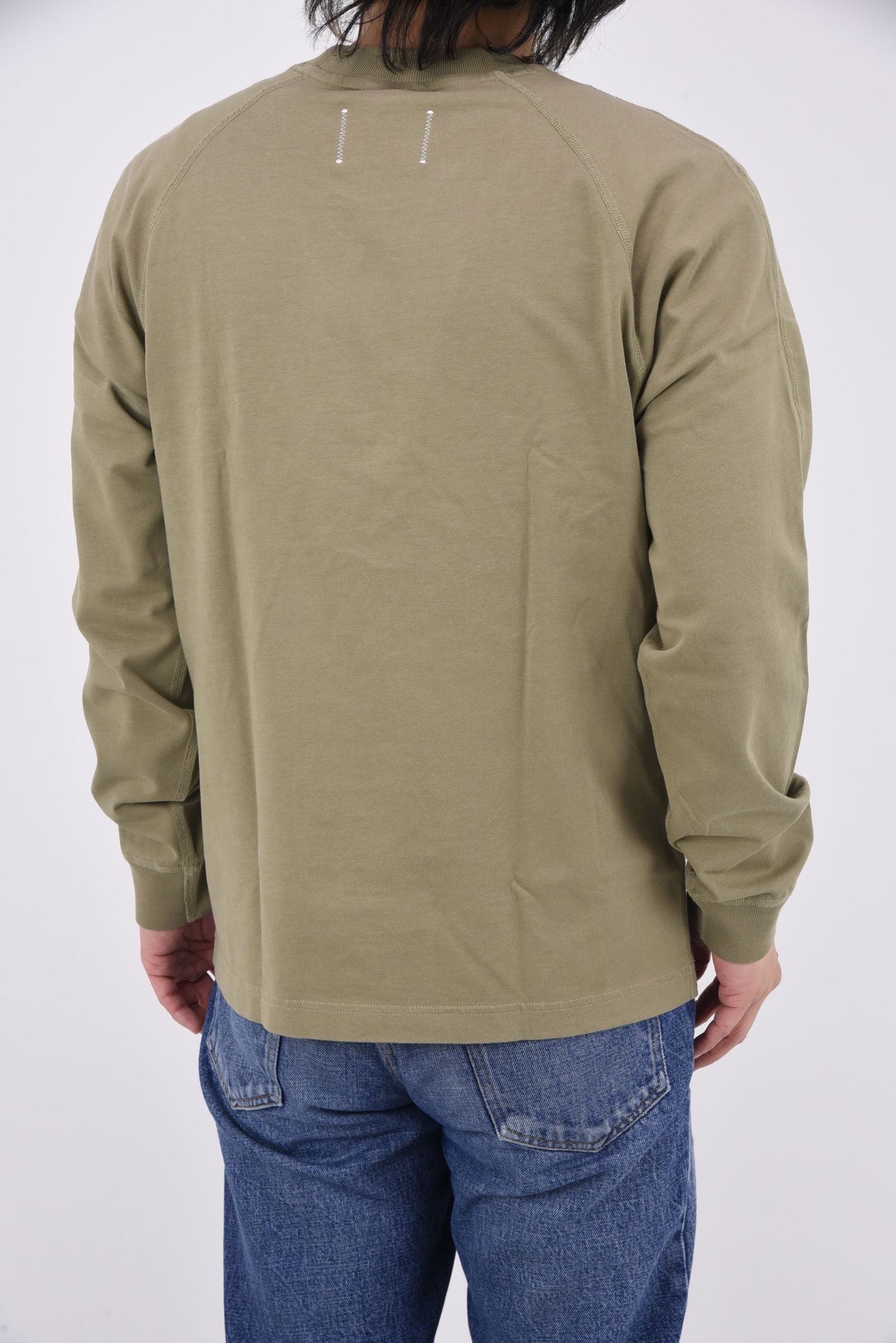 【国内正規品】 【STANDARD FIT】 MIDWEIGHT JERSEY LONG SLEEVE / ミッドウェイト ジャージ スタンダード 長袖Tシャツ サイプレス