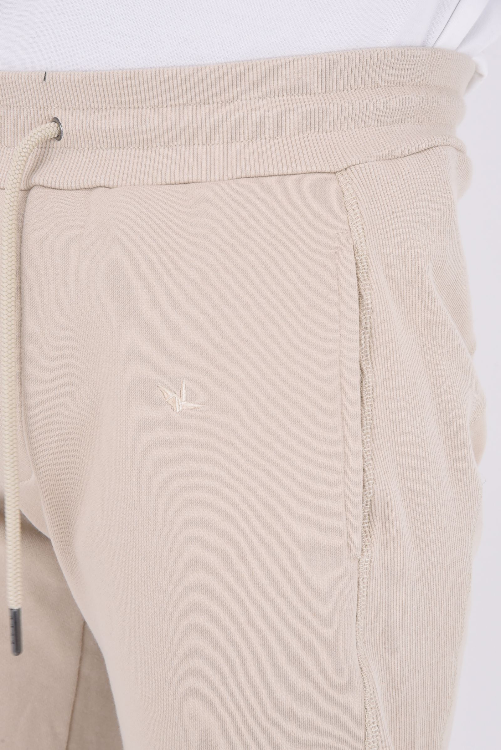 RHINESTONE LOGO LONG PANTS / ラインストーン ロゴロングパンツ (ベージュ)