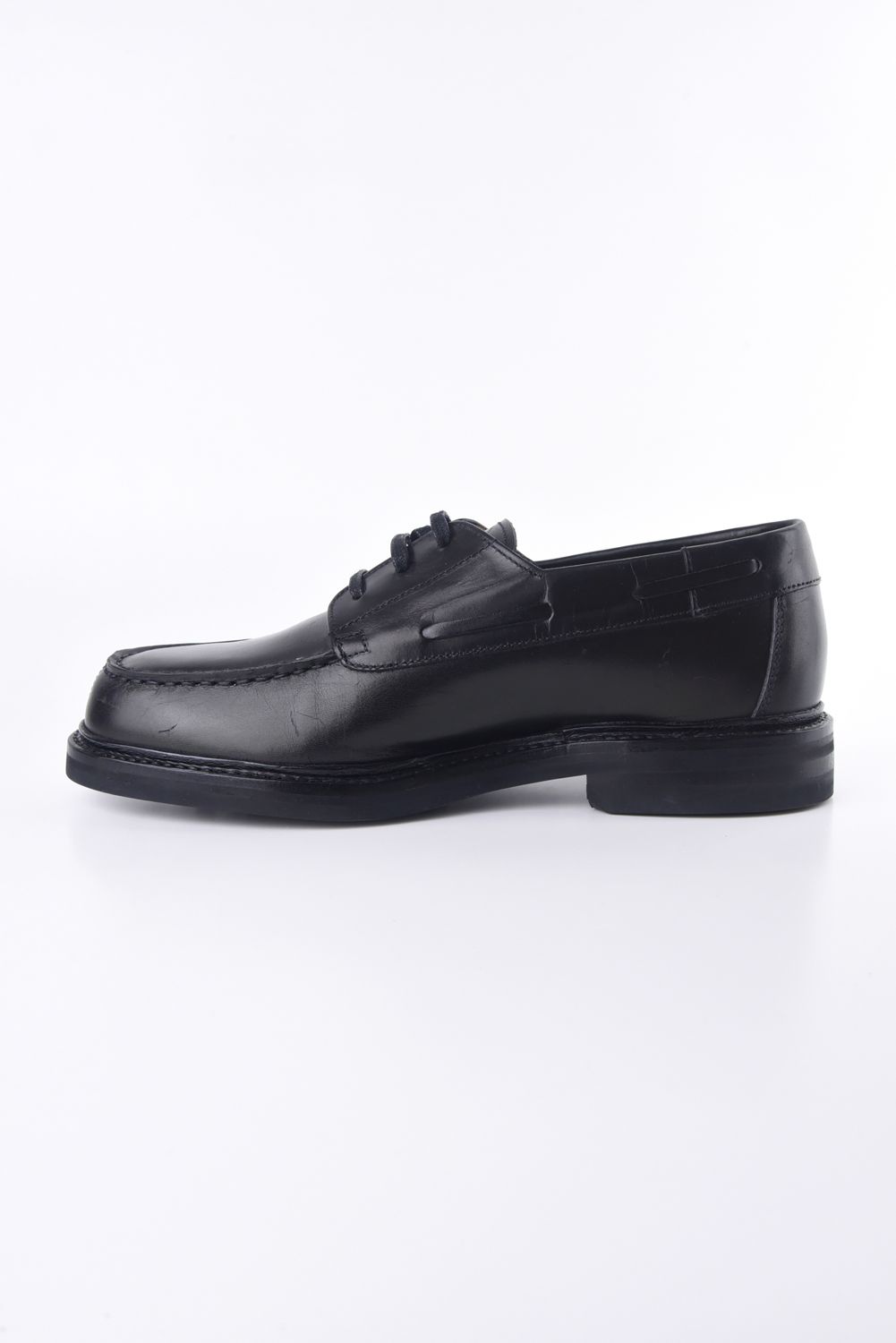 【訳ありアウトレット品】 SLOANE / デッキシューズ フレンチカーフ ブラック