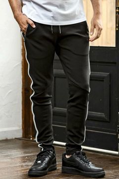 PIPING LINE PANTS / パイピングライン パンツ ブラック