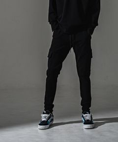 Darrell blister cargo  PT / 【定番】 ブリスターニット ダレルカーゴパンツ (ブラック)（7月下旬入荷予定）※オーダー締切:5月23日(土)17時