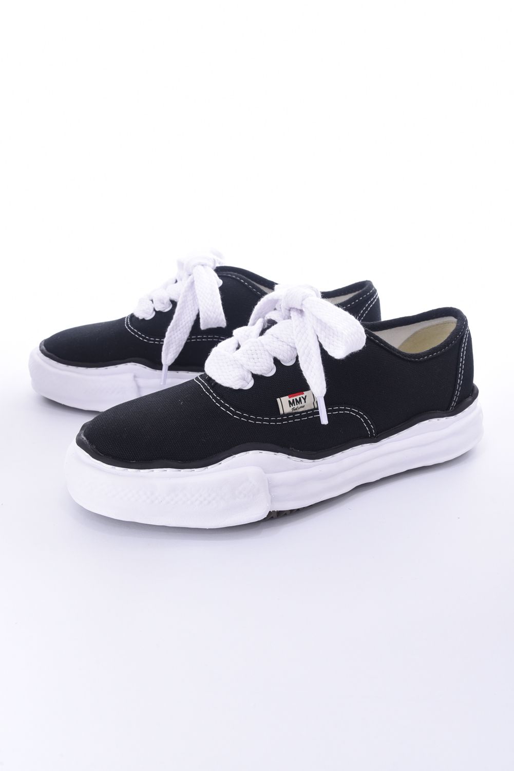 "BAKER LOW" OG sole lowcut sneaker / ベイカー オリジナルソール キャンバスローカット スニーカ ブラック
