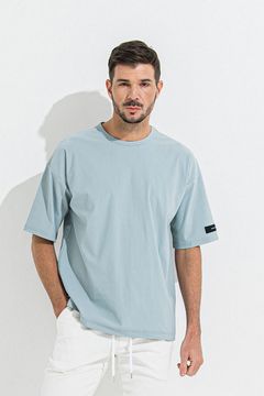NYLON OVER  TEE / ナイロン オーバーTシャツ アクア