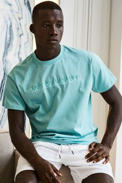 2-TIER LOGO T-SHIRT / 2ティア クルーネック Tシャツ (サックス)