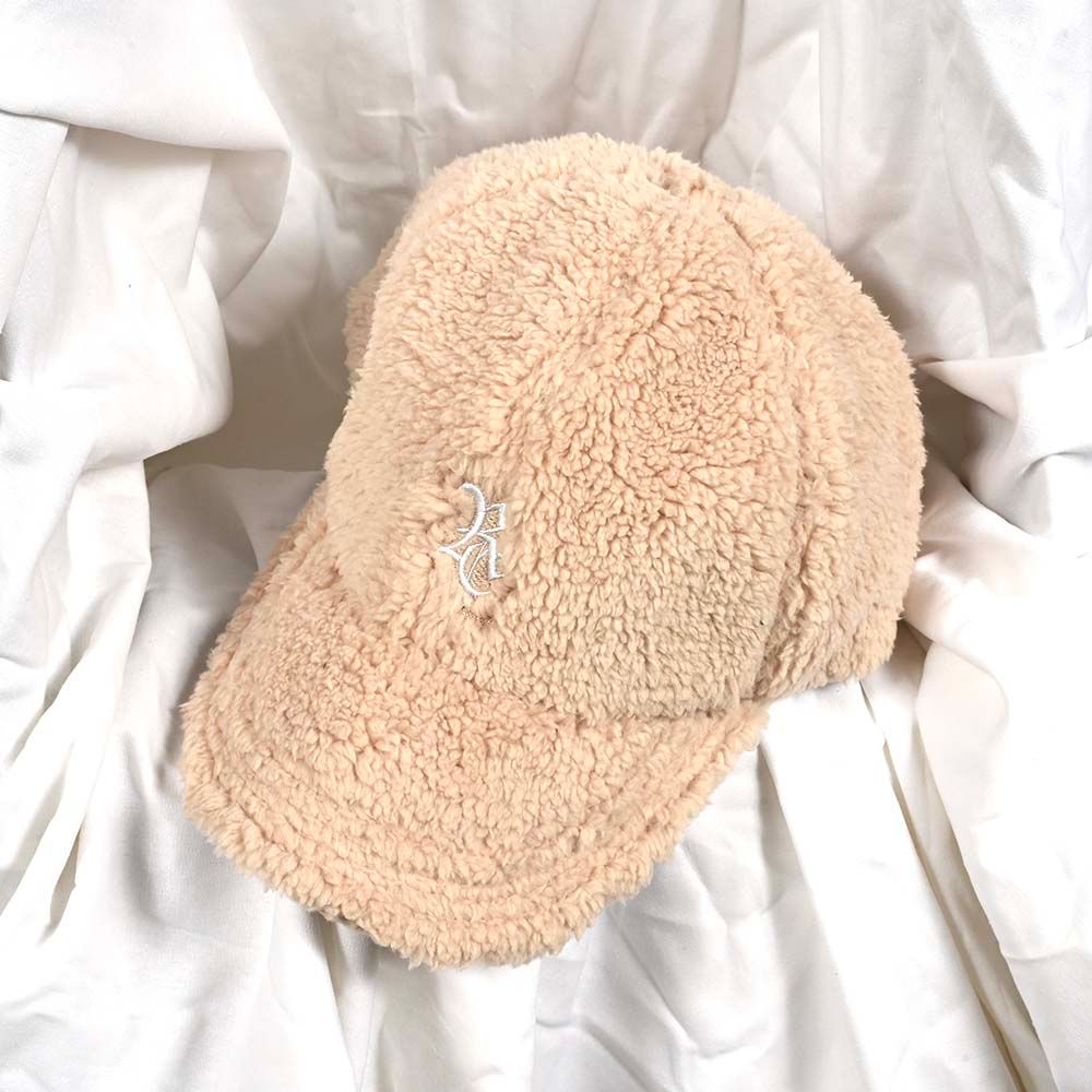 BOA LOW CAP /シルキーボア ローキャップ (ベージュ) (12月上旬入荷予定) ※オーダー締切:9月7日(月)17時