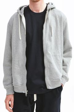 【国内正規品】 MIDWEIGHT TERRY CLASSIC FULL ZIP HOODIE / ミッドウェイトテリー フルジップパーカー クラシックフィット ヘザーグレー