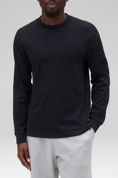 【国内正規品】【STANDARD FIT】 MIDWEIGHT JERSEY LONG SLEEVE / ミッドウェイト ジャージ スタンダード 長袖Tシャツ ネイビー
