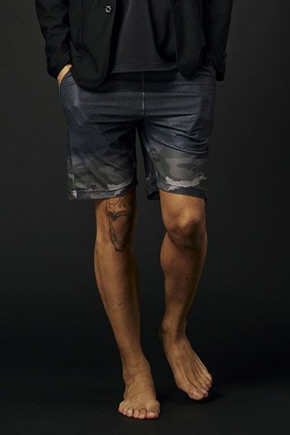【期間限定ポイント30倍】【113SPORT VOL.13 / 25SS】 113 SPORT HYBRID JUST FIT CAMO SHORTS / 113スポーツ ハイブリッド カモ ショーツ ダークブラウン