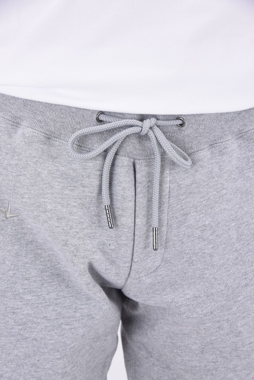 GLITTER ZIP LONG PANTS / グリッターロゴ ロングパンツ トップグレー