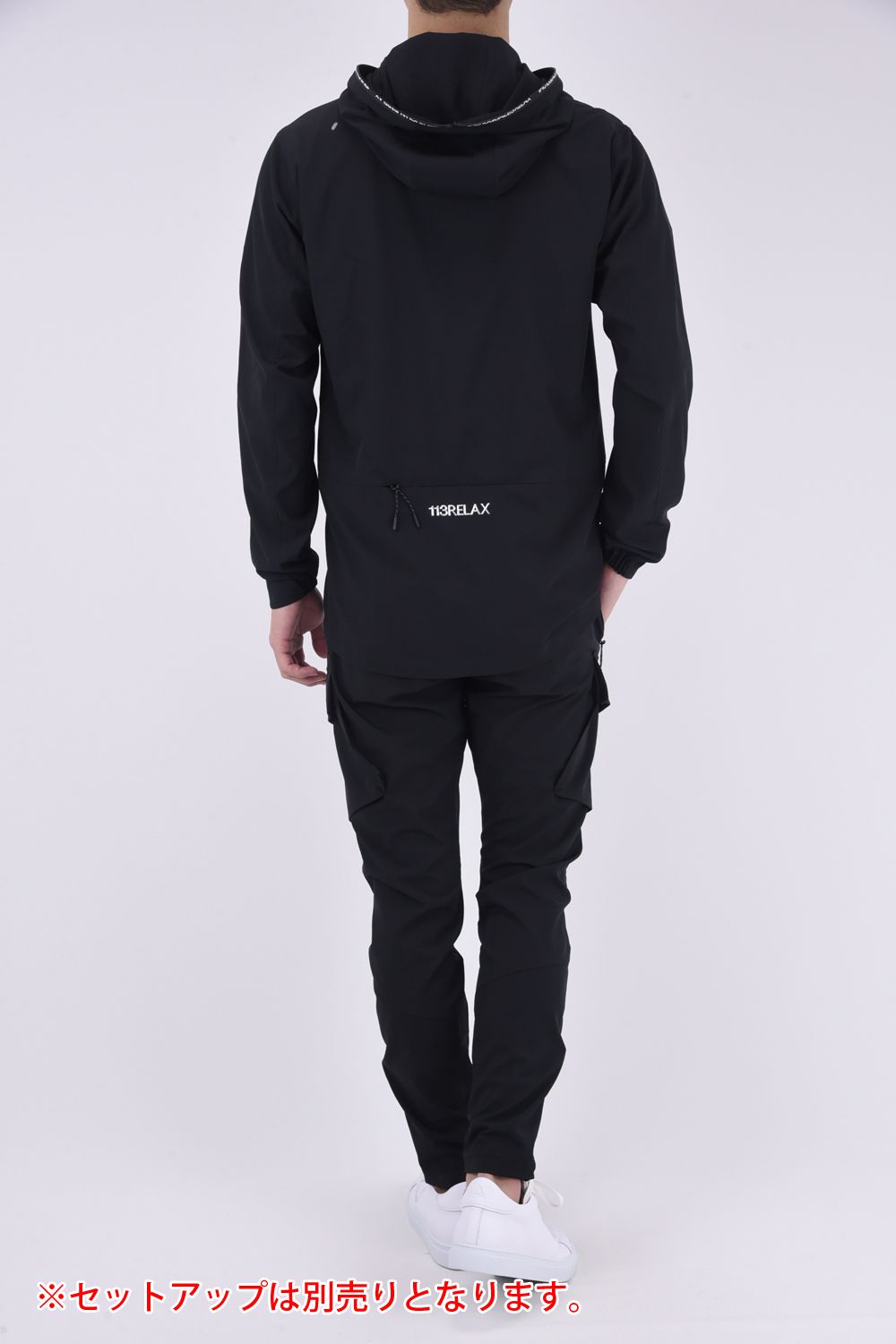 LIGHT CARGO PANTS / ロング丈 ライトカーゴパンツ ブラック