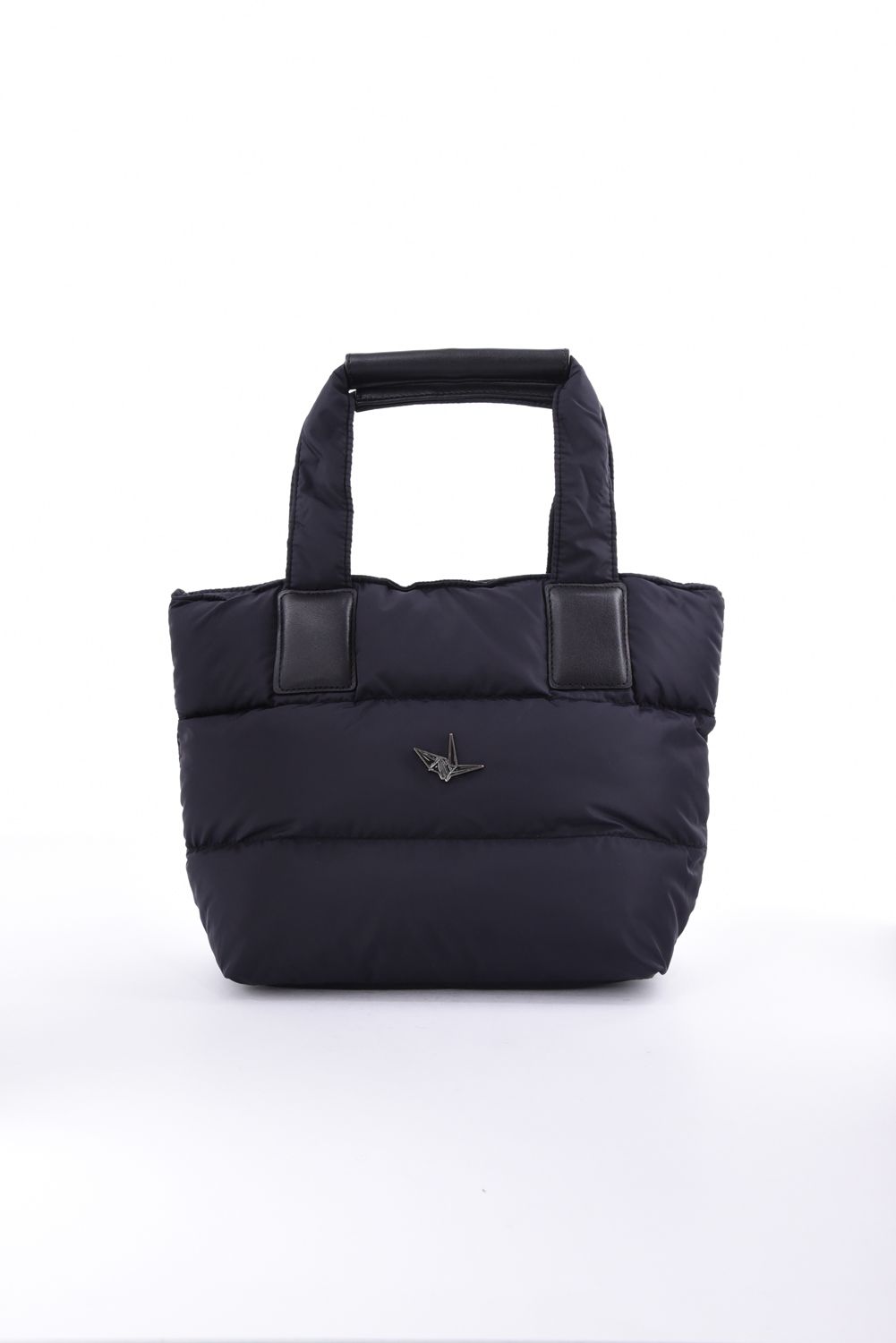 【26AW】 PUFFY NYLON MINI TOTE BAG / ナイロン 中綿ミニトートバッグ (ブラック)