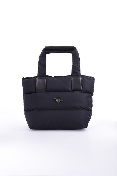 【26AW】 PUFFY NYLON MINI TOTE BAG / ナイロン 中綿ミニトートバッグ (ブラック)