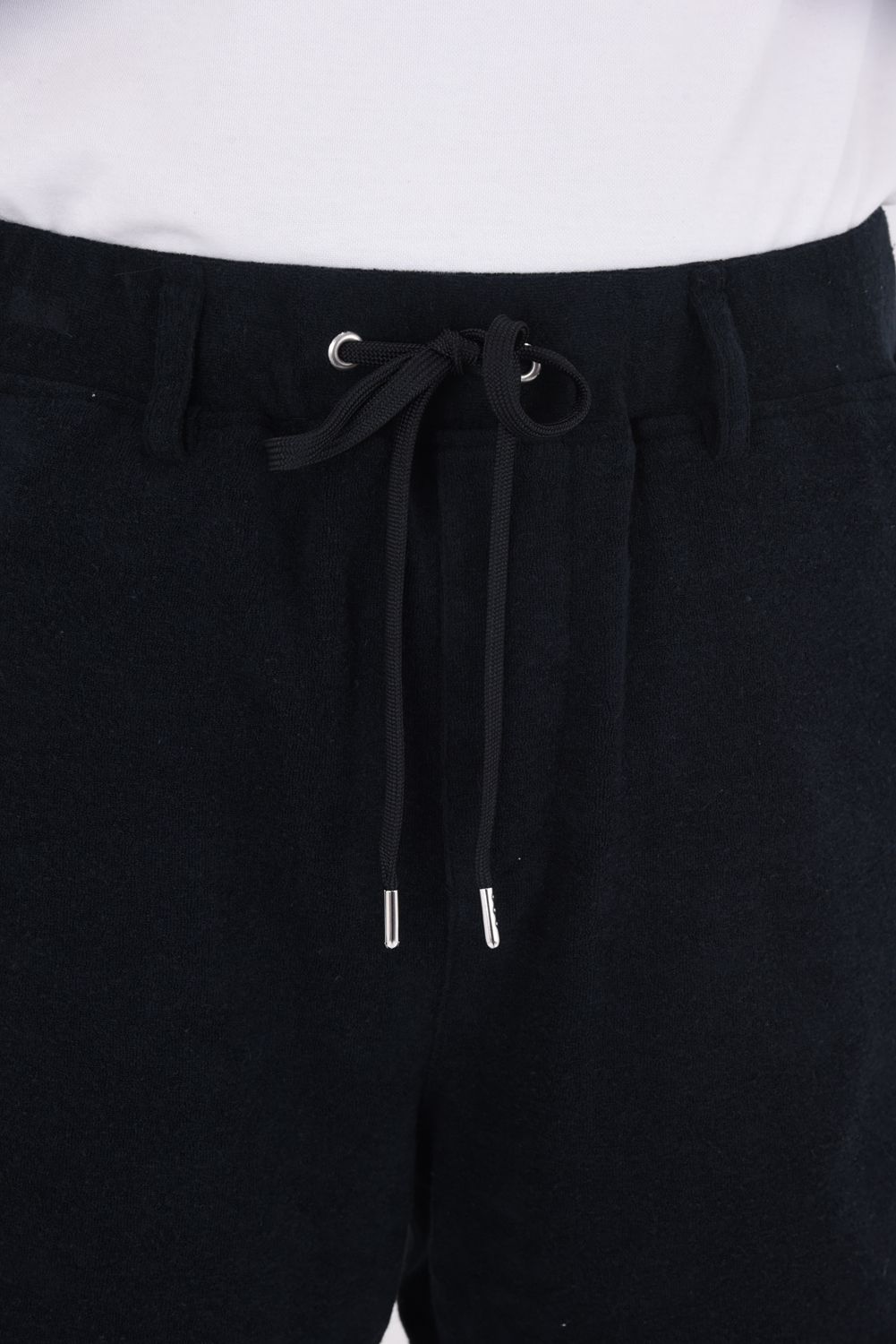 TYLER PILE SHORTS / オーガニックコットン パイルショートパンツ ブラック