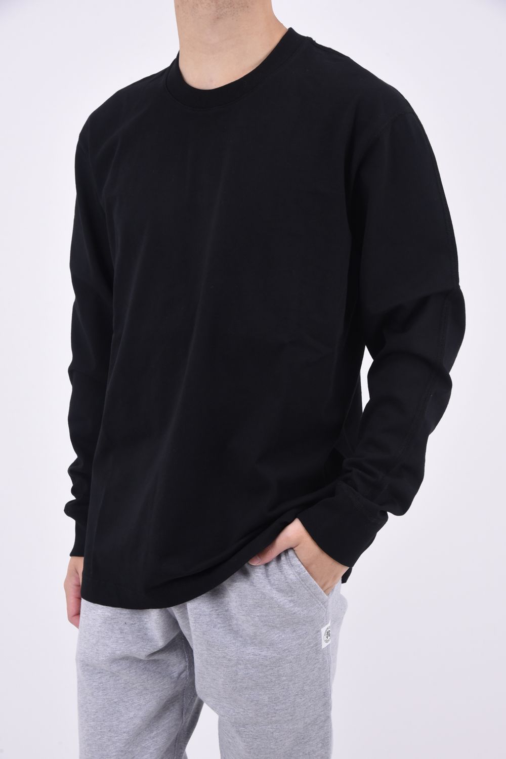 【国内正規品】 MIDWEIGHT JERSEY LONG SLEEVE / ミッドウェイト ジャージ 長袖Tシャツ ブラック