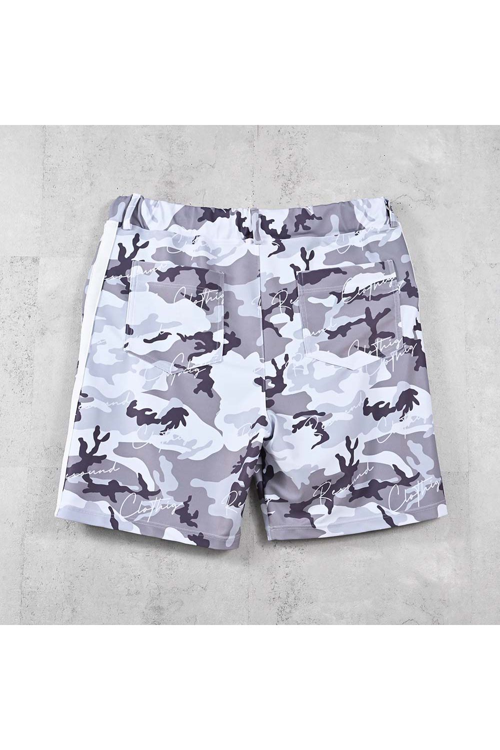RUSH SHORTS / ラッシュガード カモフラージュ柄 ショートパンツ (ブラック) (5月末入荷予定) ※オーダー締切:2月15日(日)18時