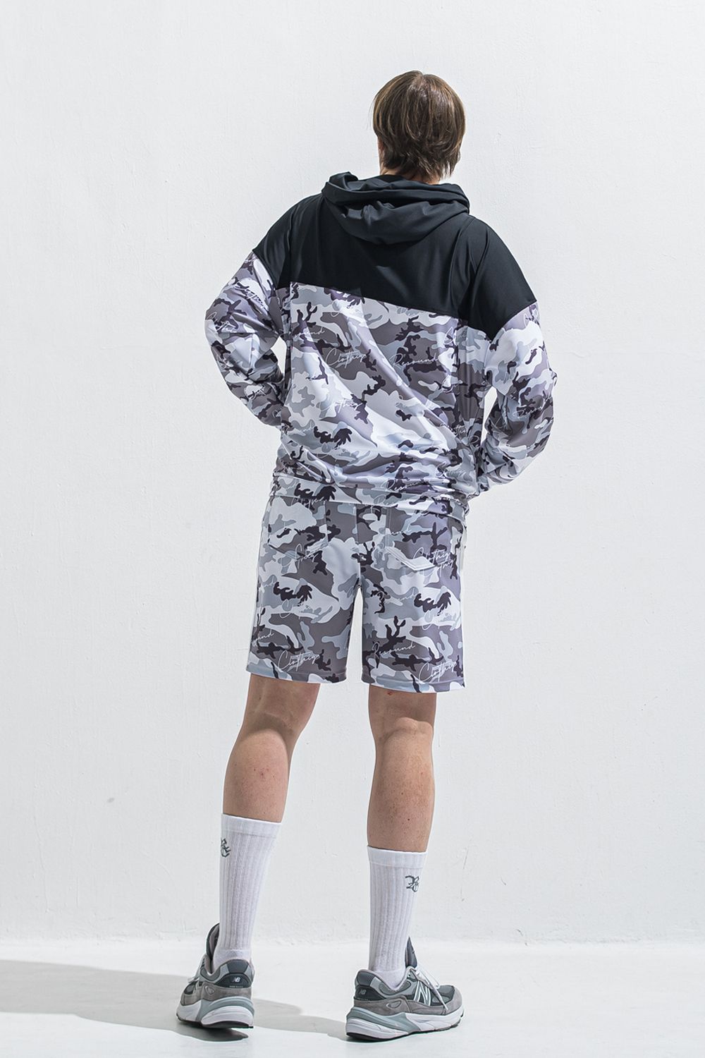 RUSH  OVER  ZIPUP HOODIE / ラッシュオーバー ジップアップパーカー （カモブラック） (5月末頃入荷予定) ※オーダー締切2月15日(日)18時