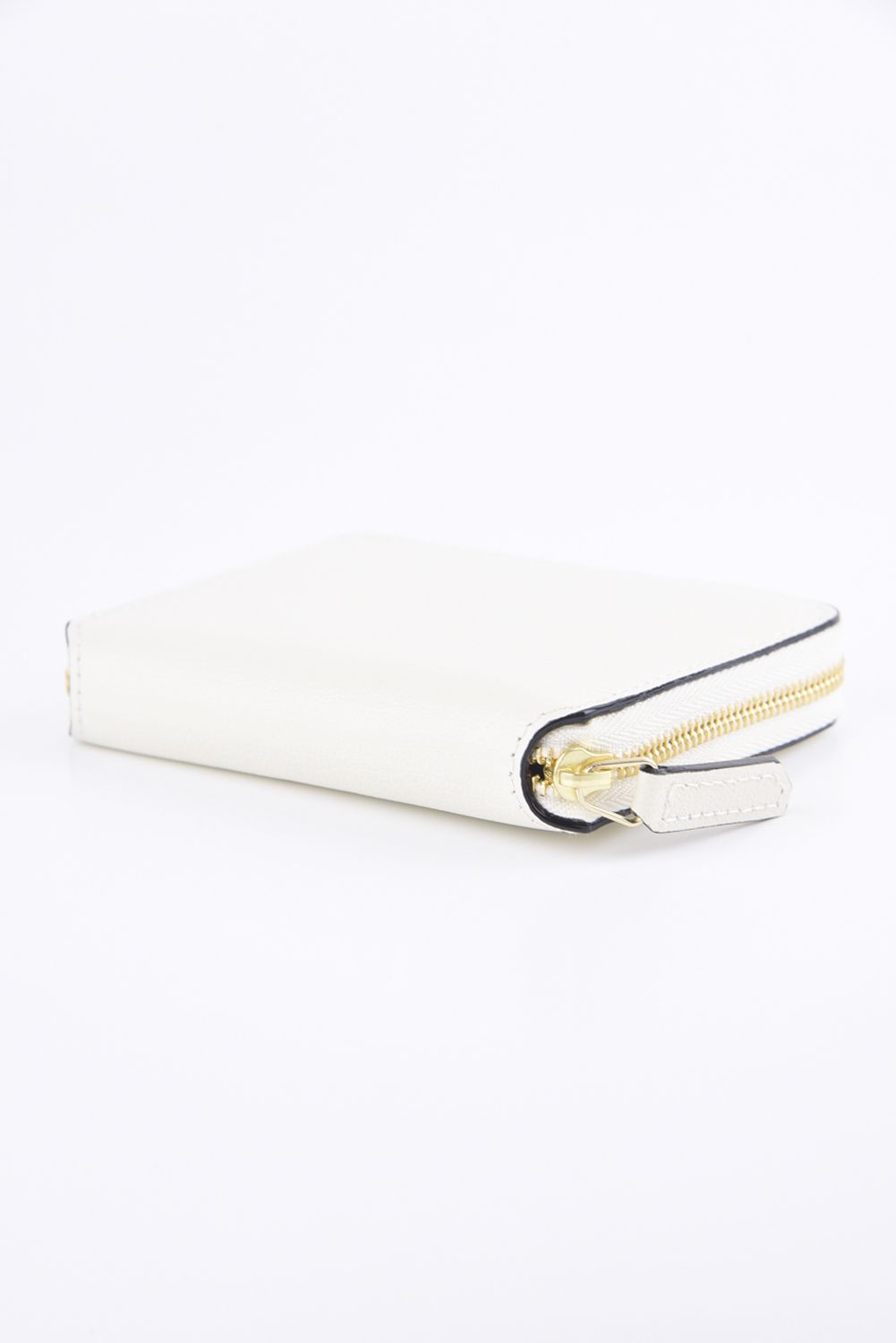ROUND ZIP MINI WALLET / LA393GT ラウンドジップ ミニウォレット ホワイト / グレー