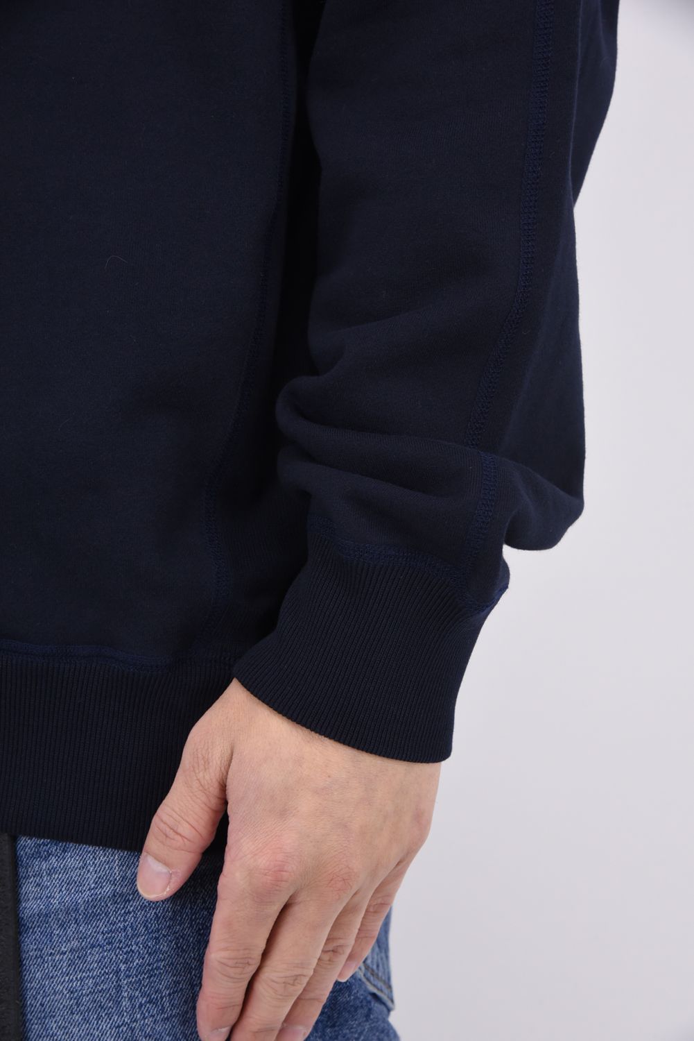 【国内正規品】【STANDARD FIT】 MIDWEIGHT TERRY CREWNECK / ミッドウェイト クルーネックスウェット (ネイビー)