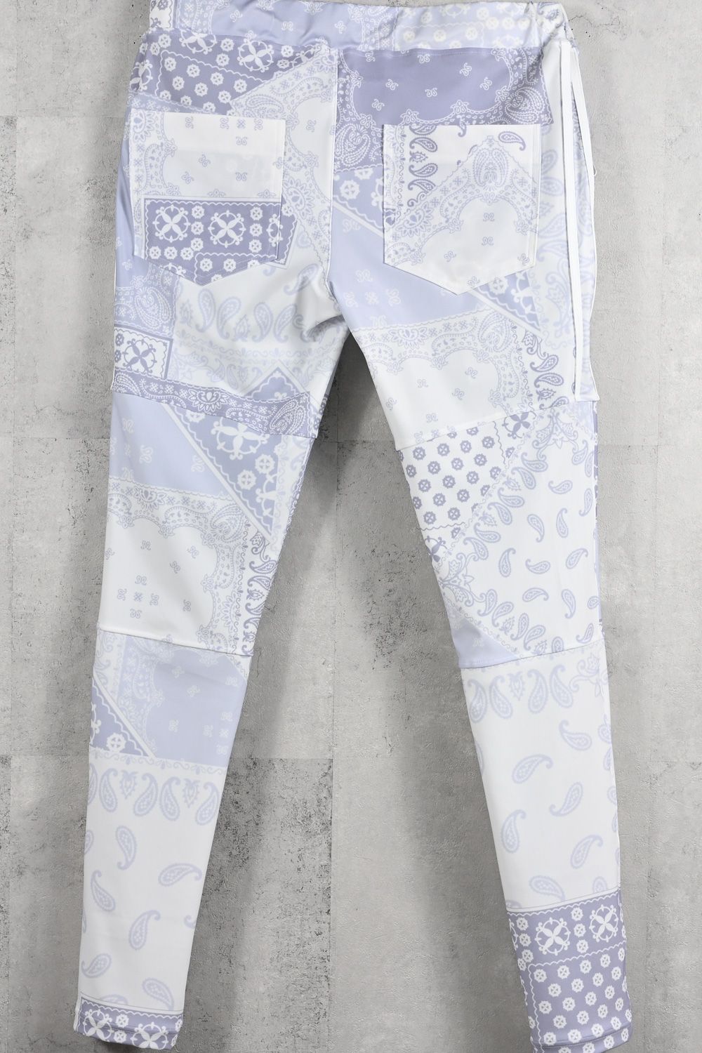 Johnson LINE PT / 360°ストレッチ バンダナ柄 ジョンソンラインパンツ (グレー) (3月上旬入荷予定)