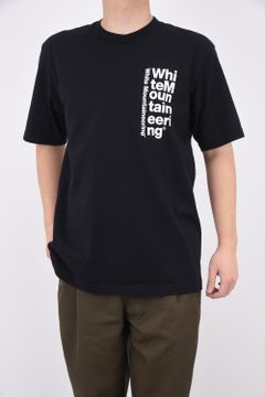 LOGO T-SHIRT / ロゴ プリント クルーネック Tシャツ ブラック