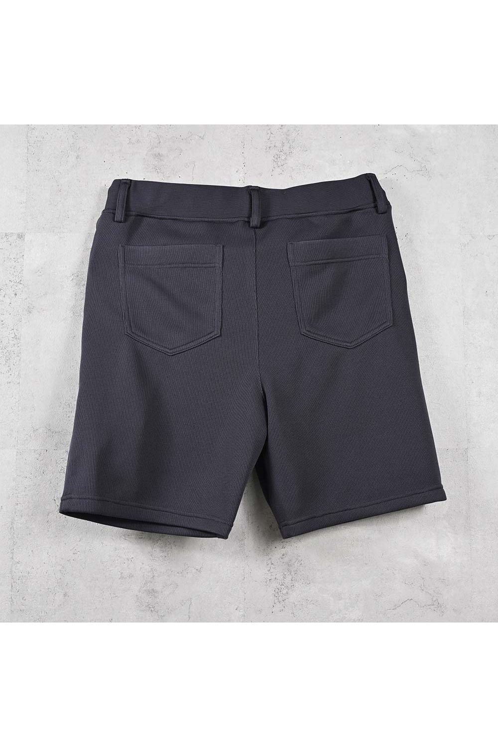 AZE SHORTS / リサイクルジャージ素材 ショートパンツ (チャコール) (5月末入荷予定) ※オーダー締切:2月15日(日)18時