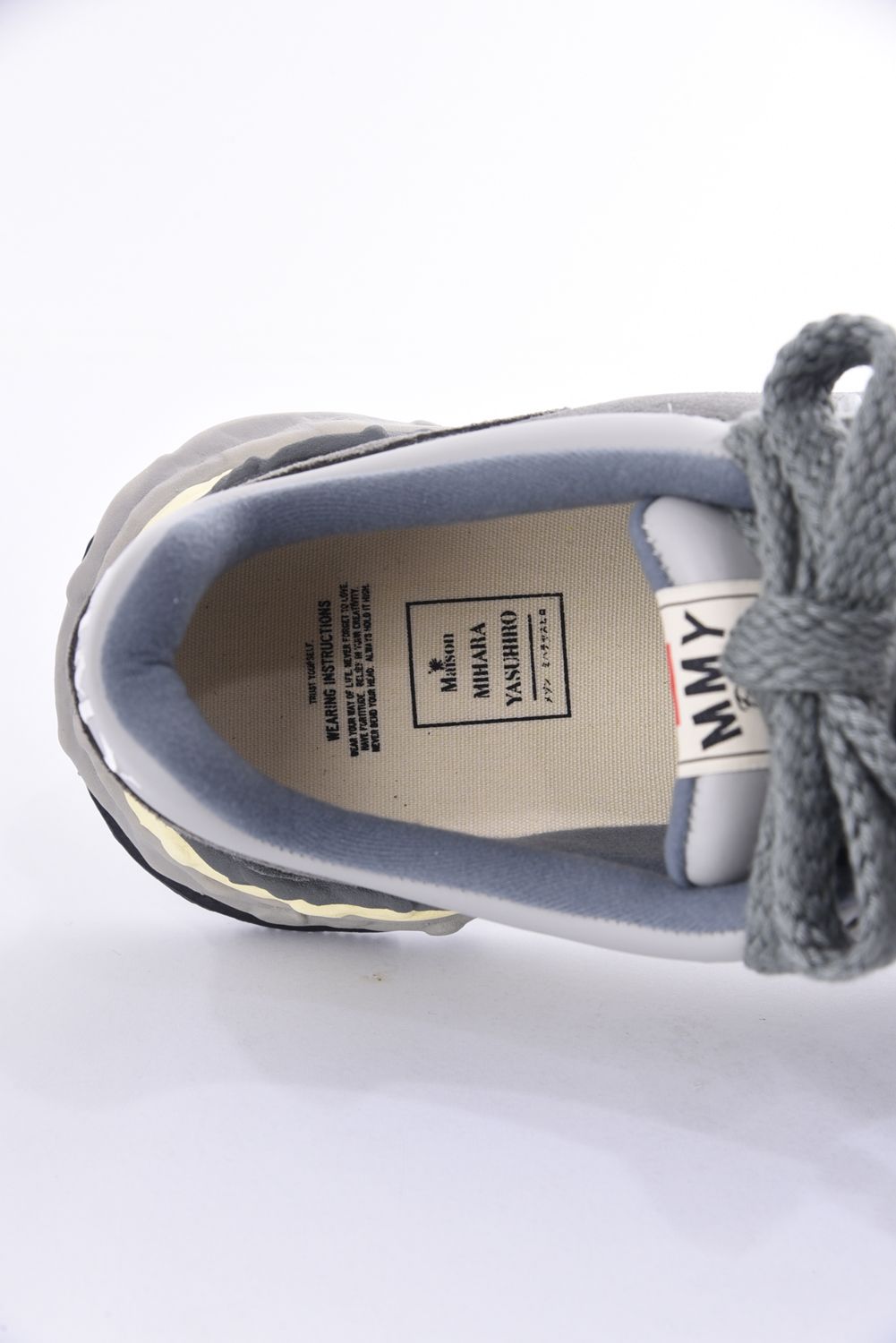 "GEORGE" OG Sole Leather Low-top Sneaker / オリジナルソール レザーローカットスニーカー グレー