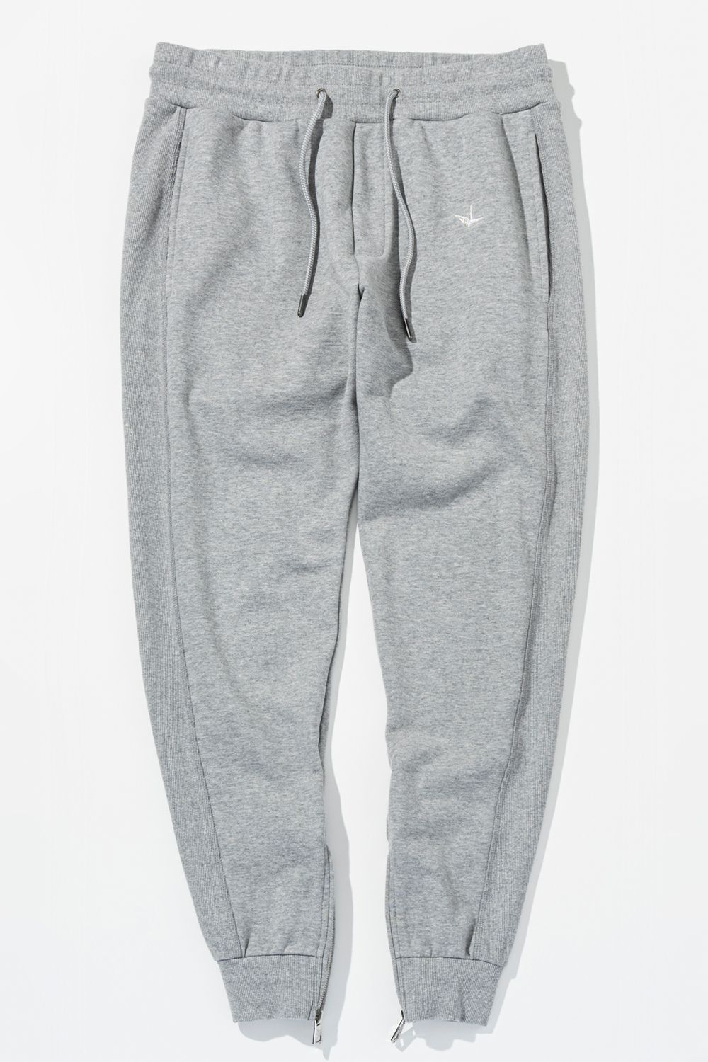 【26SS】 LUXURIOUS ZIP JOGGER PANTS / 裾ファスナー ジョガーパンツ (グレー) (2月上旬入荷予定)