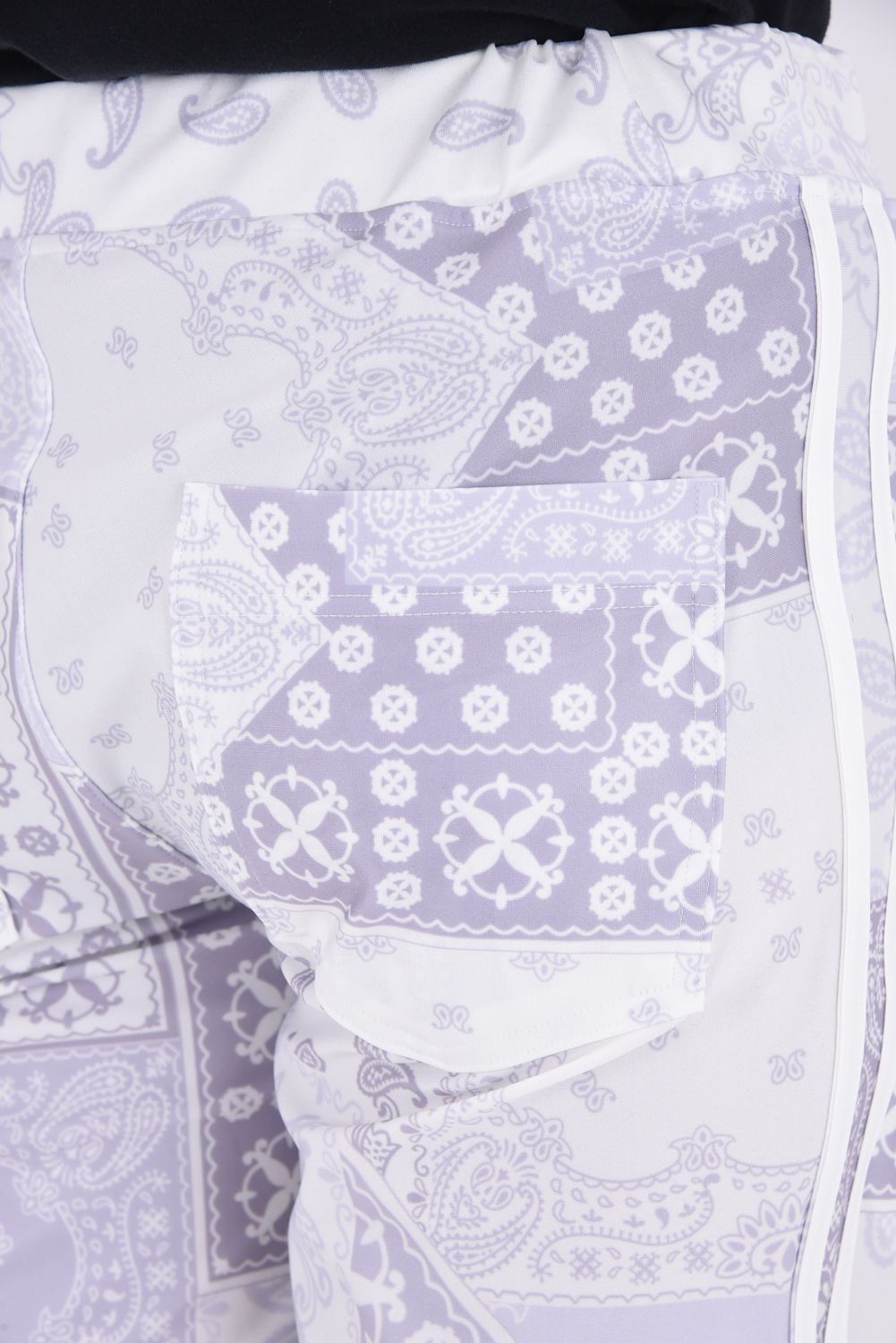 Johnson LINE PT / 360°ストレッチ バンダナ柄 ジョンソンラインパンツ (グレー)