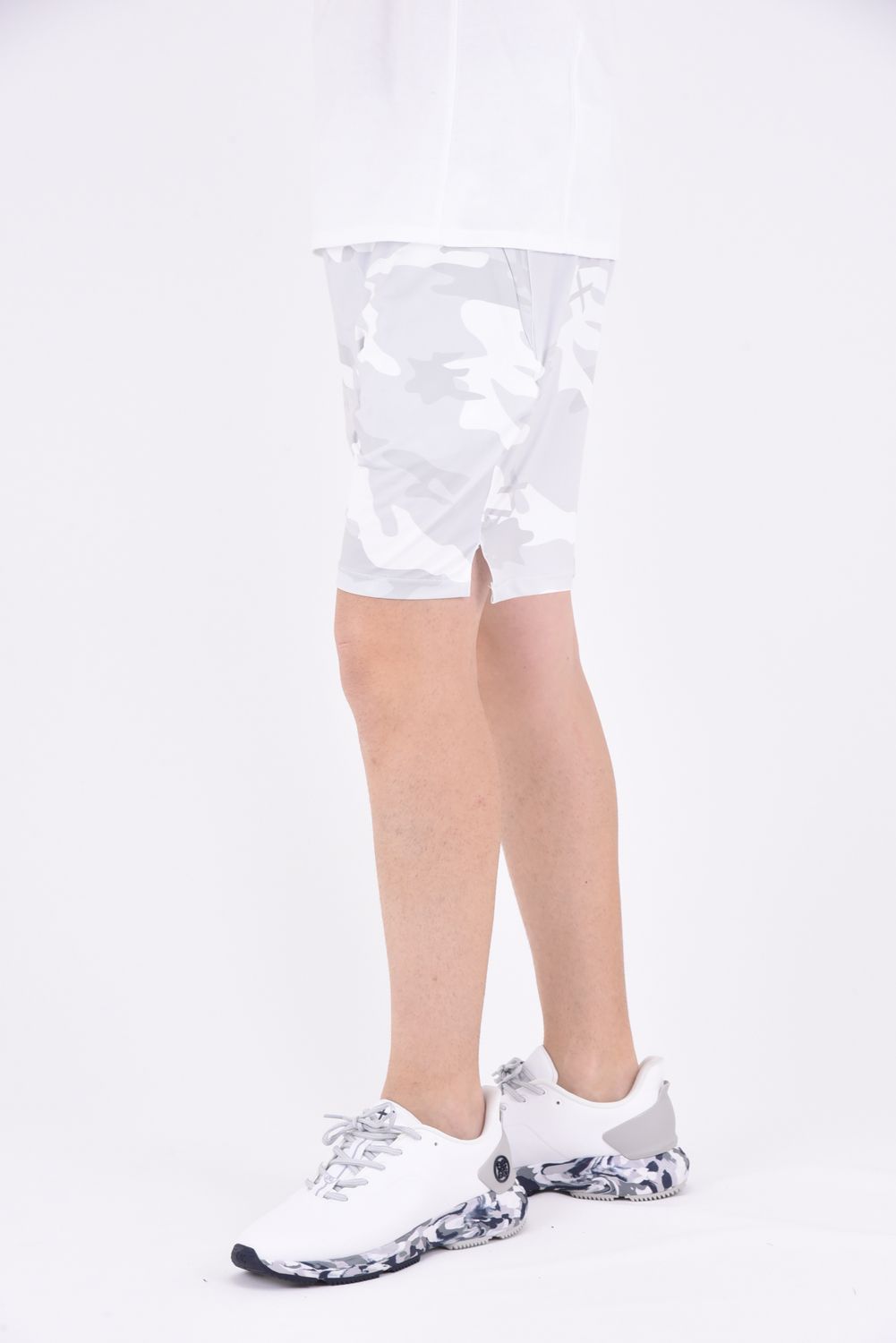 CAMO LOGO SHORT PANTS  / オリジナルカモフラ柄 ラッシュガードハーフパンツ ホワイト