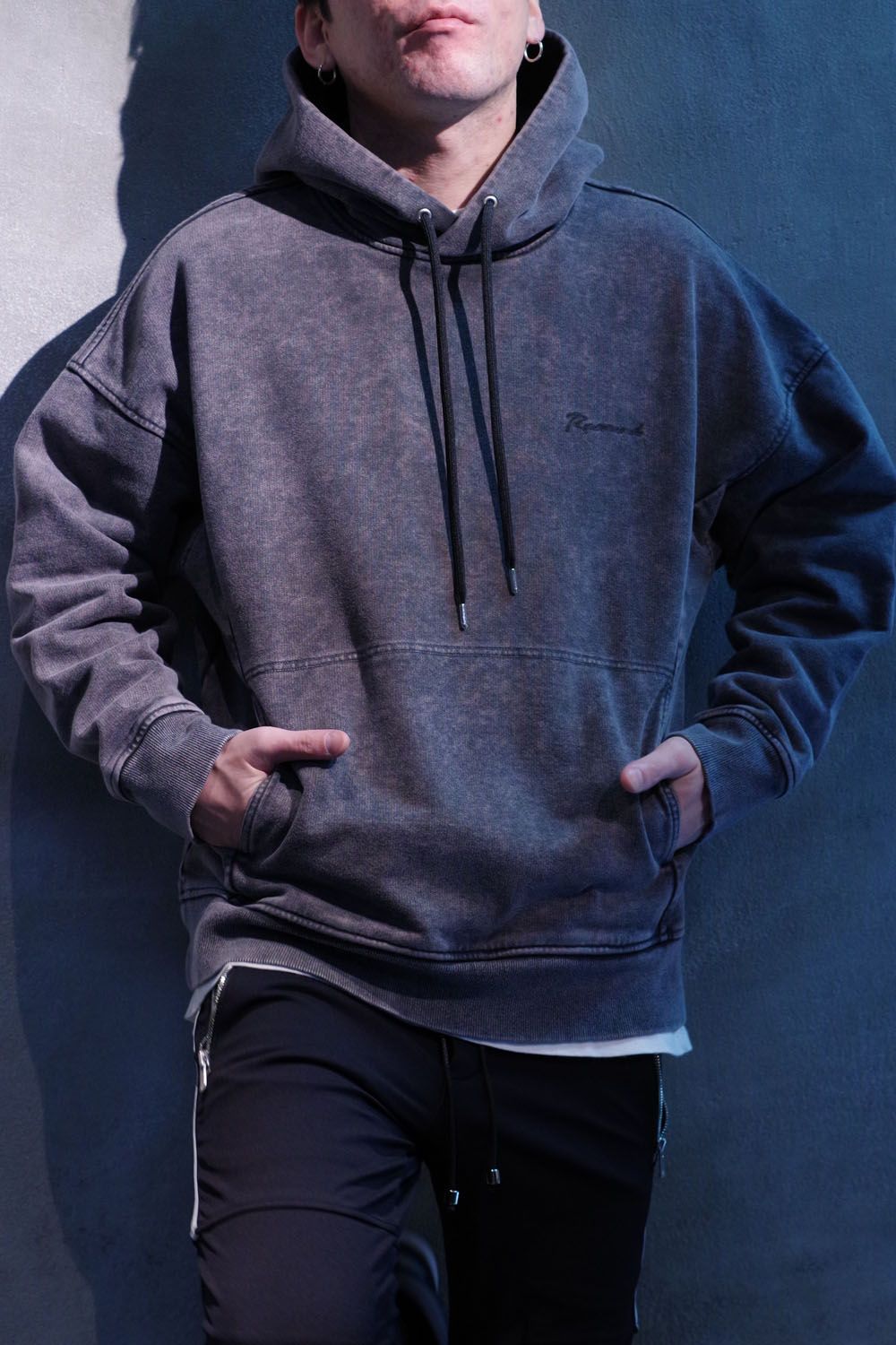 VINTEAGE LOOSE HOODIE / ルーズフィット パーカー ヴィンテージブラック