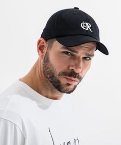 low cap / ロゴキャップ エンブレムブラック