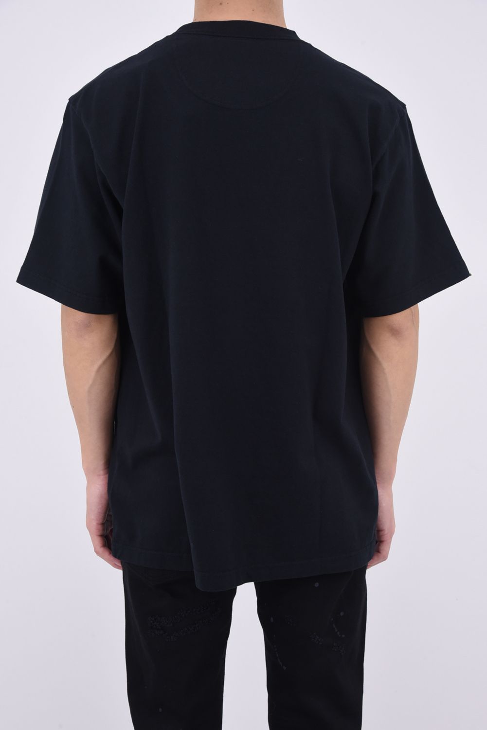 WM BIG LOGO T-SHIRT / ビッグロゴ レギュラーシルエット クルーネック 半袖 Tシャツ ブラック