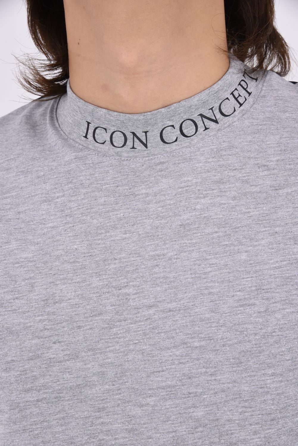 【LEON10月号掲載】【26AW】 WILL COMBI / ハイブリッド モックネックリブTシャツ (グレー/ブラック)
