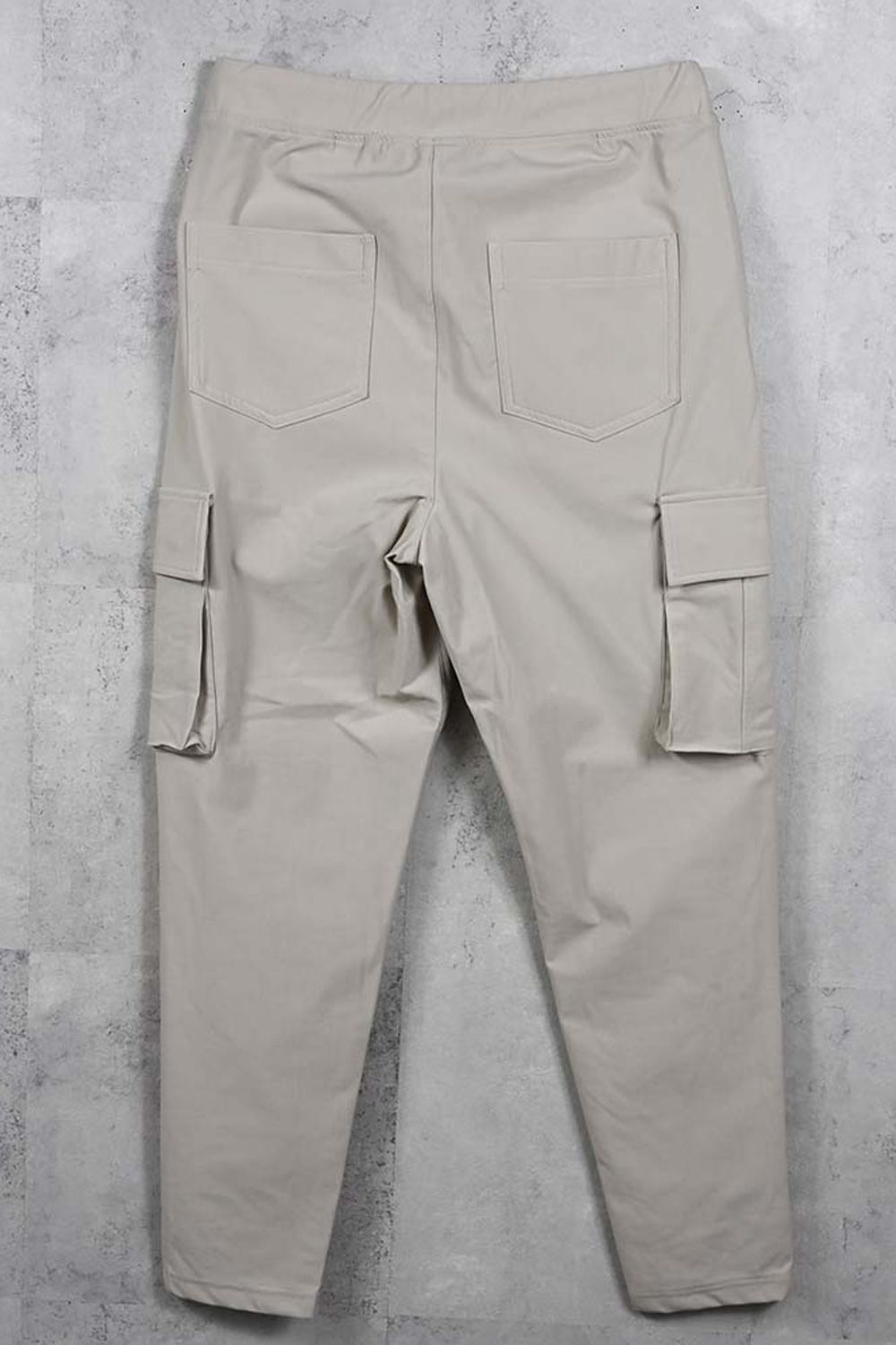 ROLAND HEAT CARGO / 裏起毛 テーパードシルエット カーゴパンツ (グレージュ) (11月上旬入荷予定) ※オーダー締切：9月1日(月)18:00