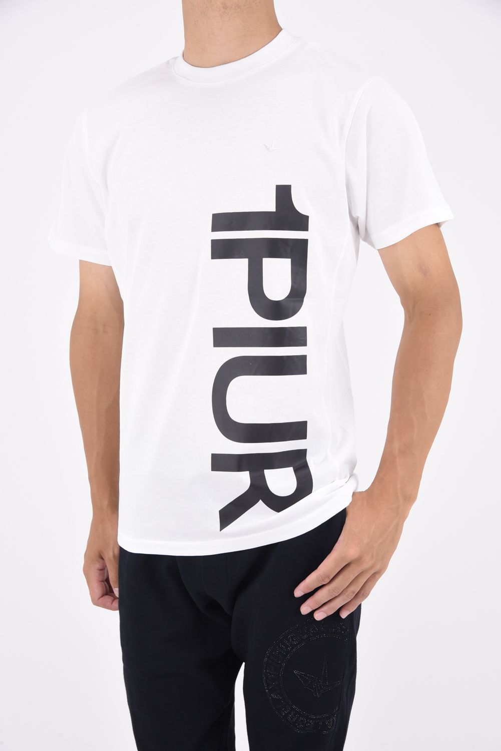 VERTICAL LOGO SHORT-SLEEVED T-SHIRT / バーチカルロゴ 半袖Tシャツ ホワイト