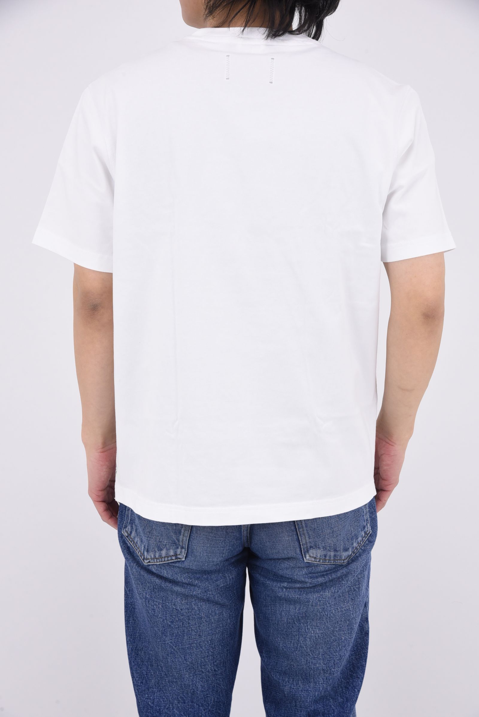 【国内正規品】 【STANDARD FIT】MIDWEIGHT JERSEY MONOGRAM T-SHIRT / ミッドウェイト ジャージ モノグラム 半袖Tシャツ ホワイト