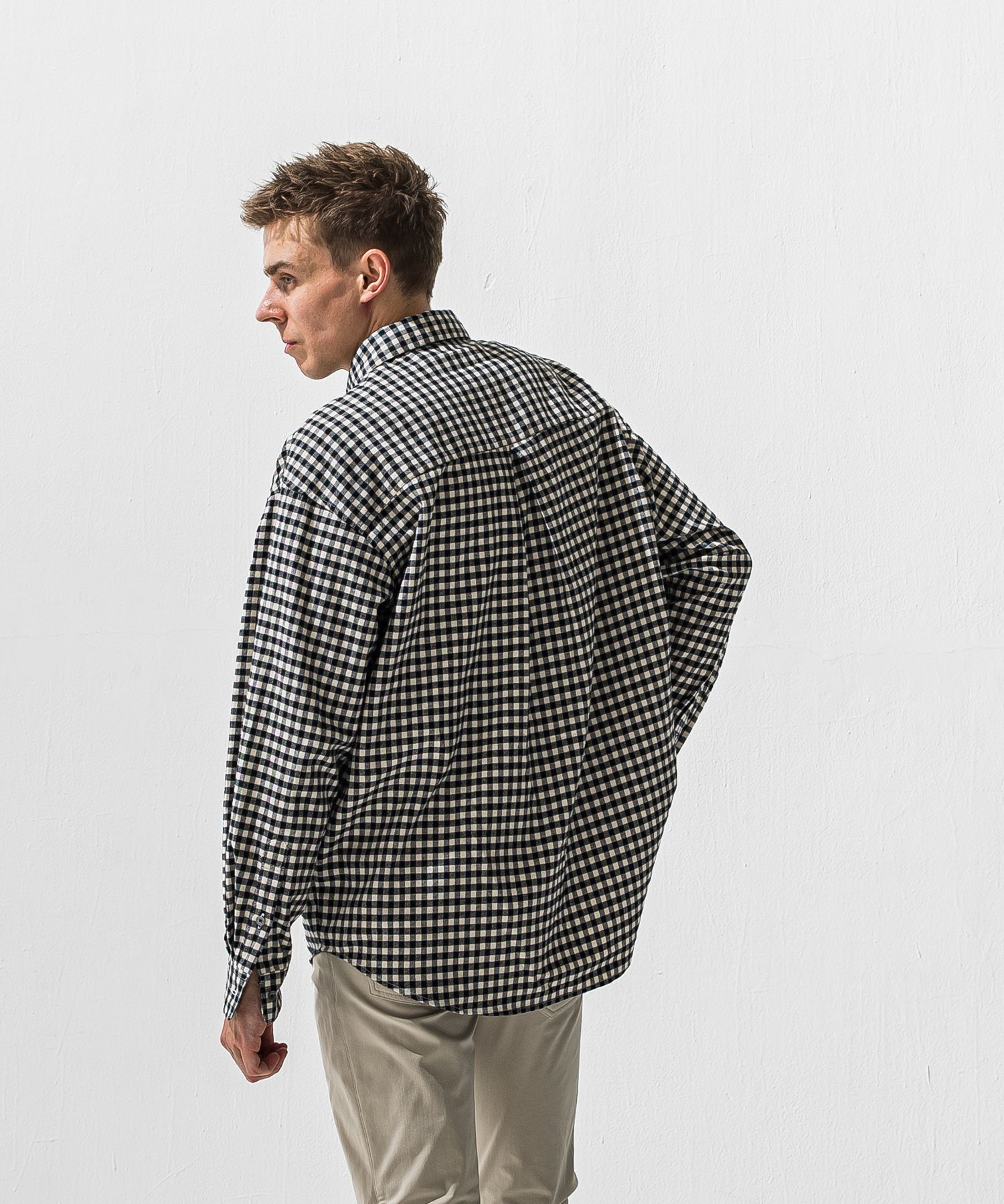 FLANNEL JACKSHIRTS  / オーガニックコットン フランネルシャツ (ギンガム) (1月上旬入荷予定) ※オーダー締切:9月7日(月)17時