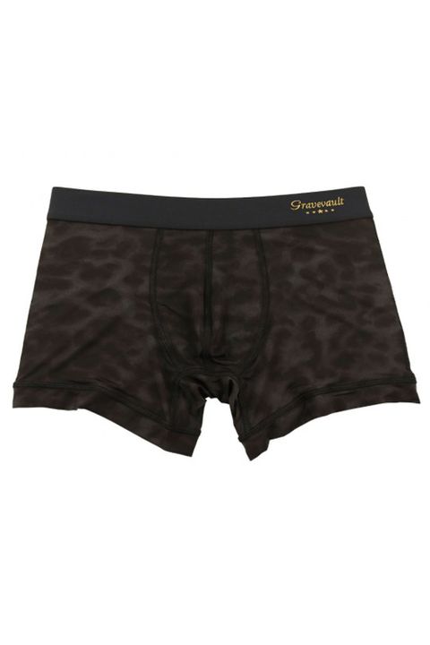 Leopard Short Boxer - ブラック
