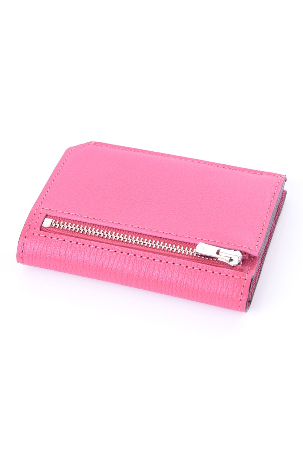 【残り1点】 SMART CARD WALLET / LA501GT2 ゴートレザー 二つ折りスマートカードウォレット (ソリッド) ペスカ