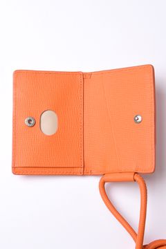STRAPPED-ACCESSORY-CARDCASE / ストラップ付き MagSafe対応 ショルダーカードケース (キャロットオレンジ)
