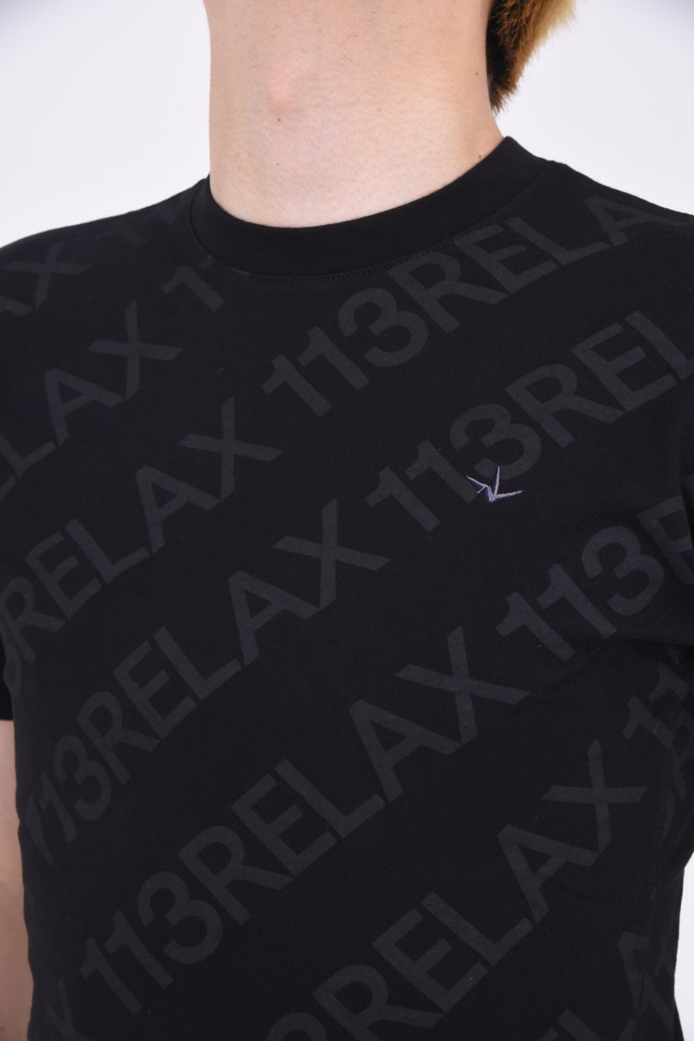 DIAGONAL LOGO T-SHIRTS / ダイアゴナルロゴ 半袖Tシャツ ブラック