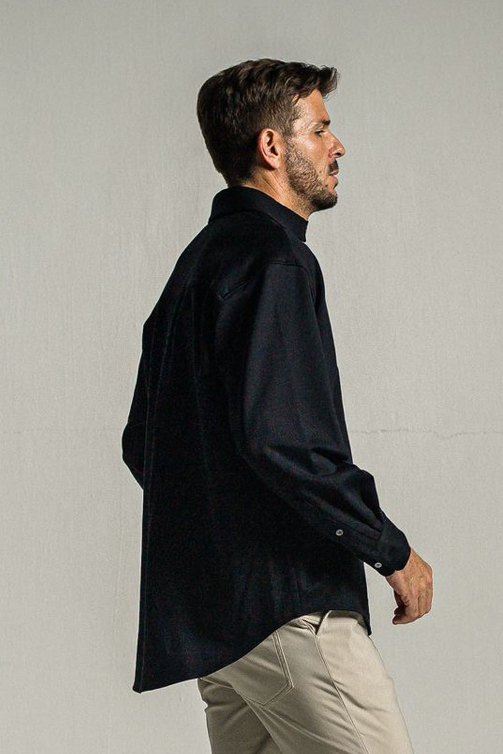 JERSEY JACK SHIRTS / 裏起毛 ジャックシャツ ブラック